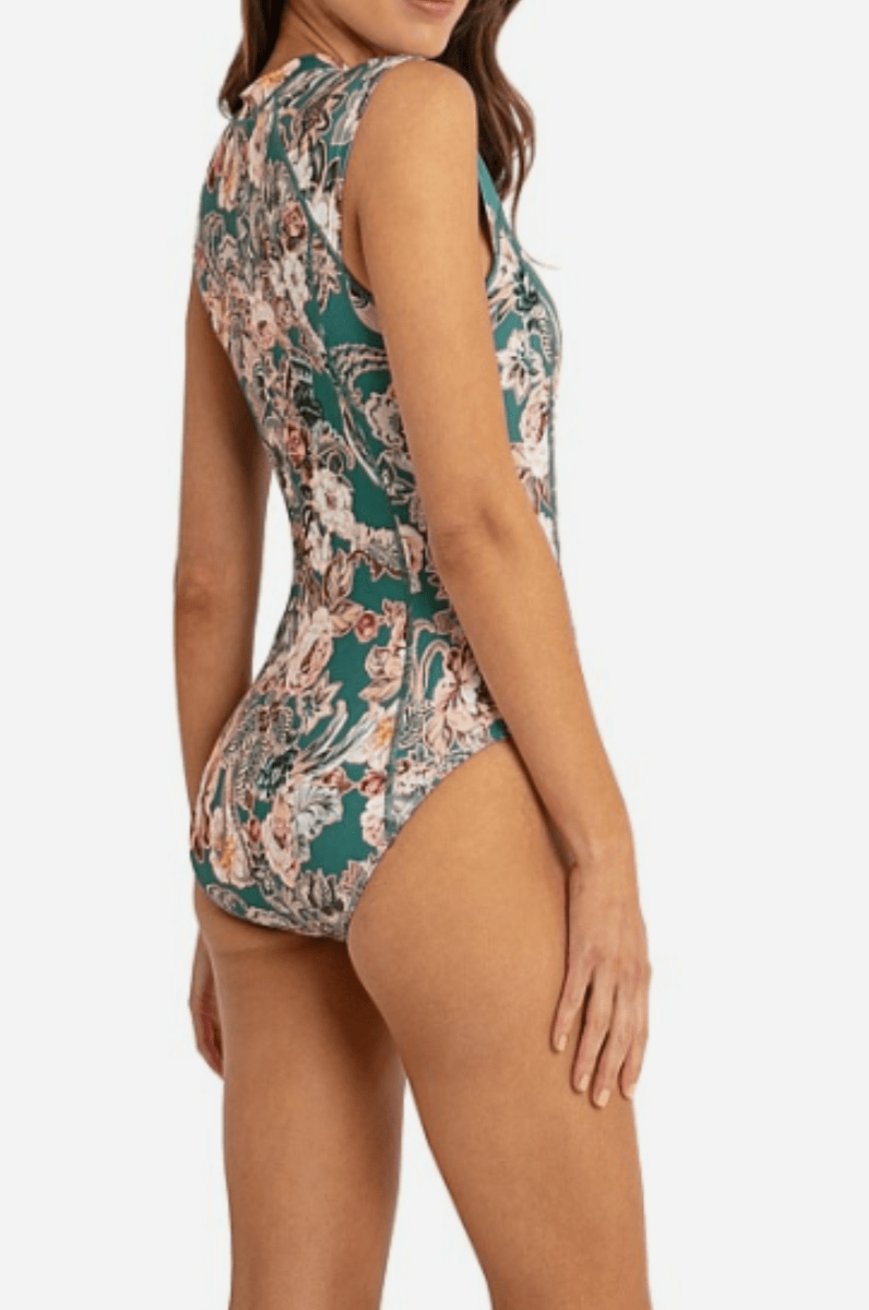 Sunseeker Shiloh Mastectomy Seasport Cap sleeve One Piece.