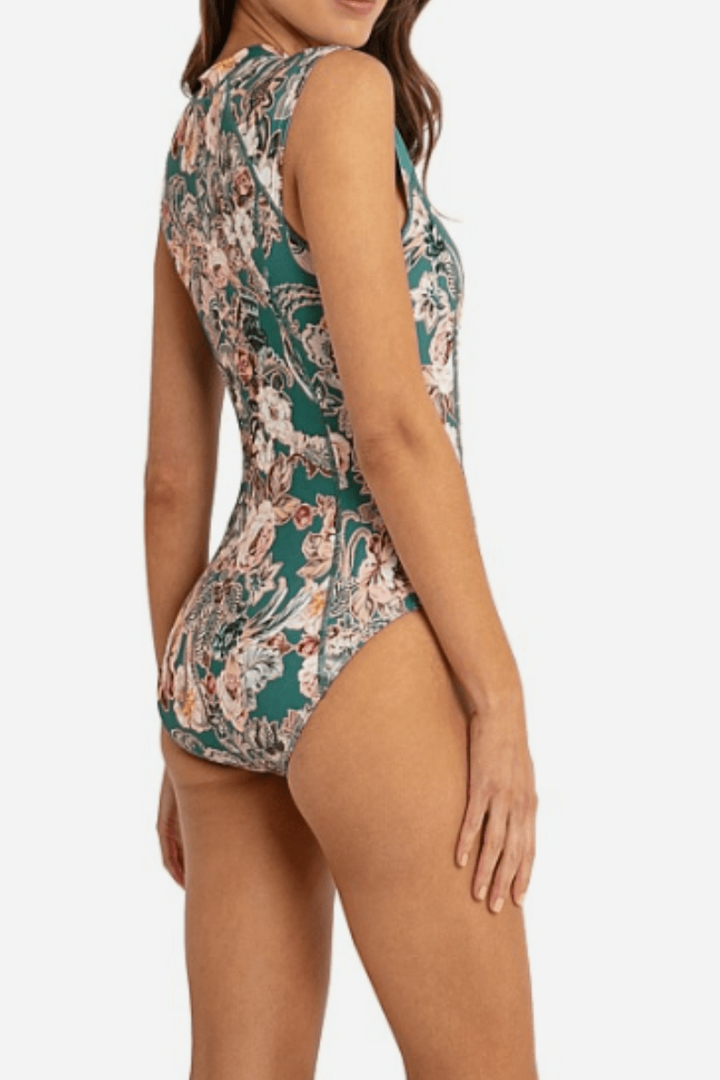 Sunseeker Shiloh Mastectomy Seasport Cap sleeve One Piece.