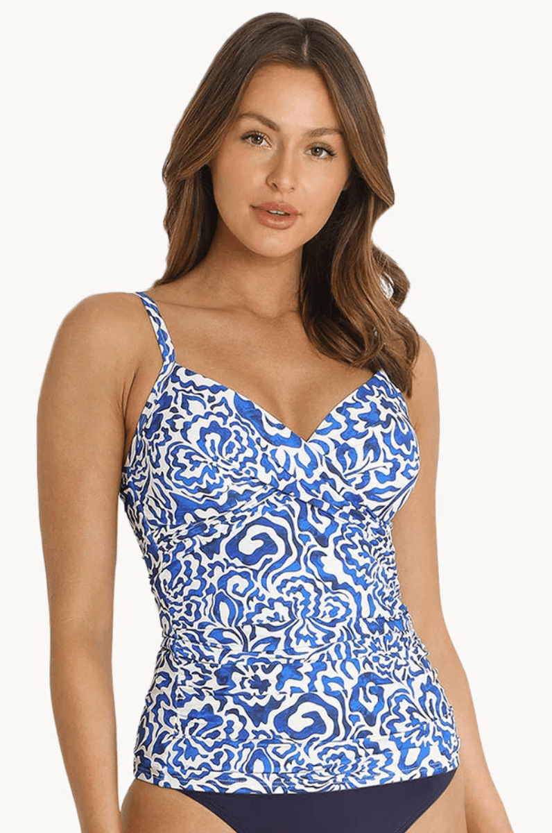 Sunseeker Corfu Twist Front Singlet.