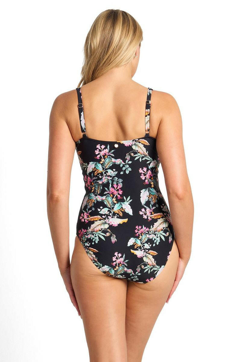 Sunseeker Viola E/F Frill One Piece - Black.