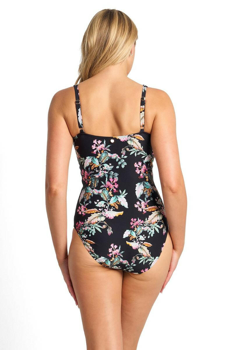 Sunseeker Viola E/F Frill One Piece - Black.