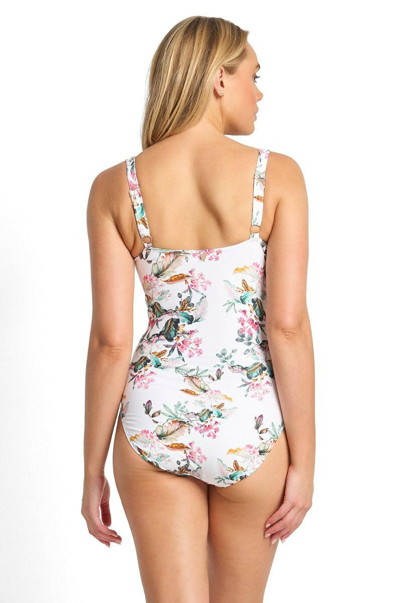 Sunseeker Viola E/F Frill One Piece - White.