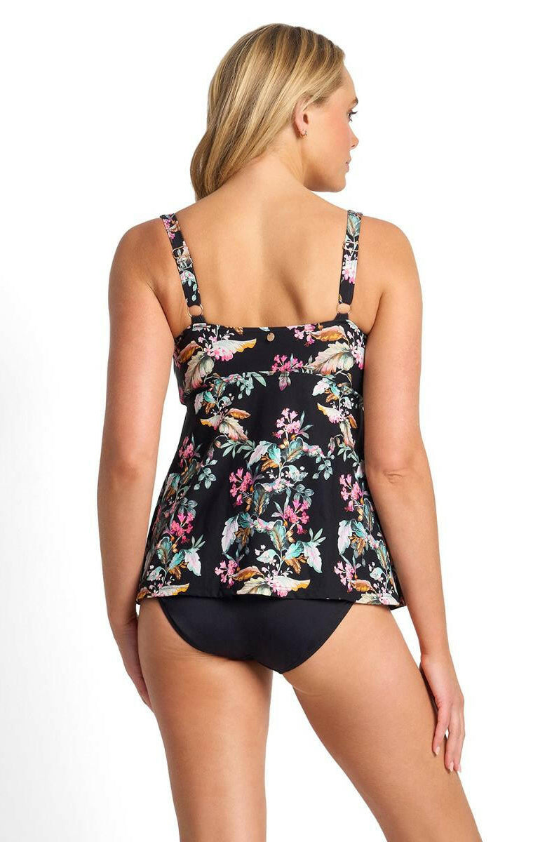 Sunseeker Viola E/F Frill Singlet - Black.