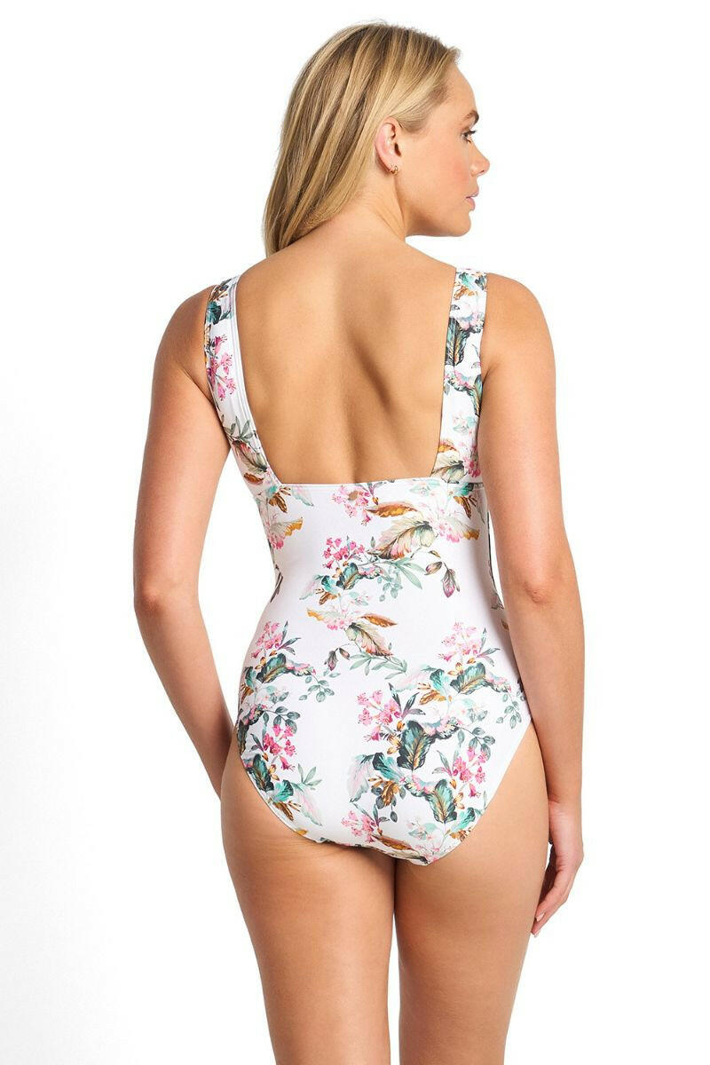 Sunseeker Viola Frill One Piece - White.