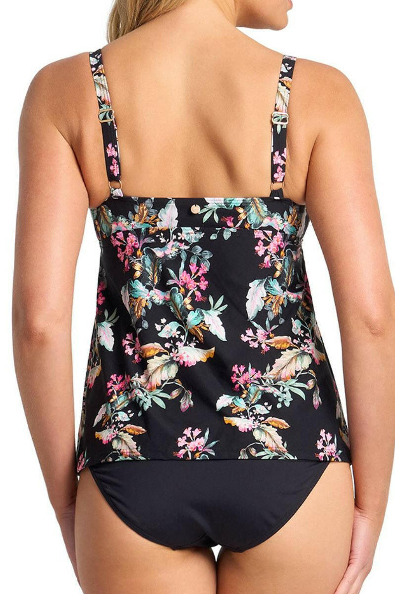 Sunseeker Viola Frill Singlet - Black.