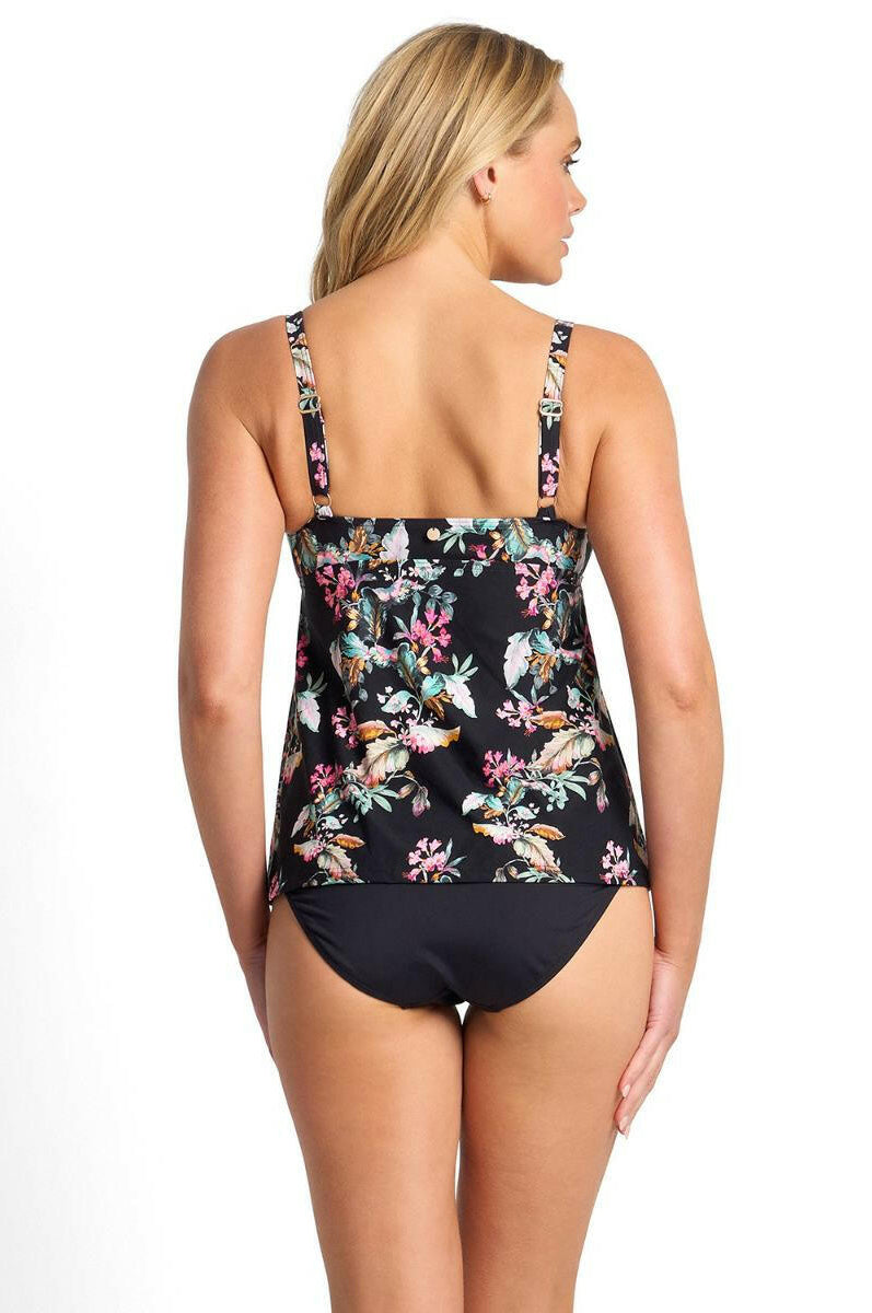 Sunseeker Viola Frill Singlet - Black.