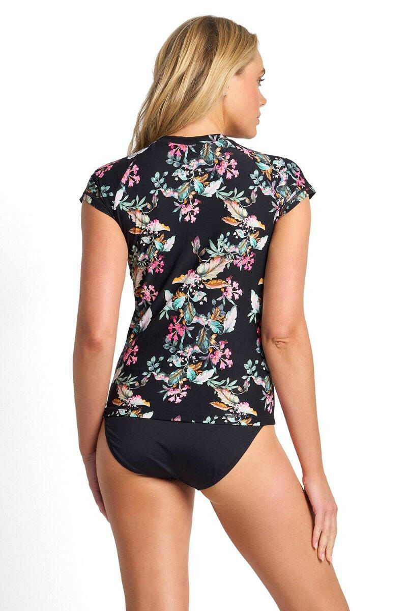 Sunseeker Viola Short Sleeve Mast Rashie - Black.