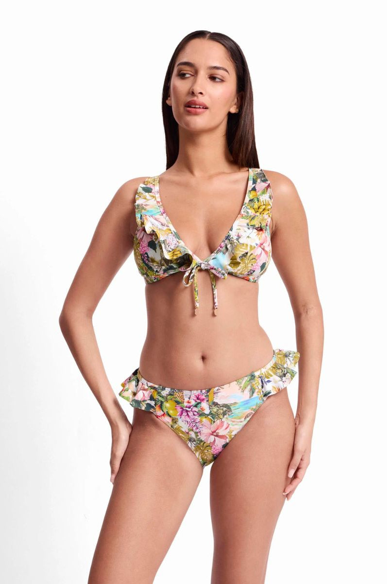 Sunseeker SS12989 White Lotus Frill Bra