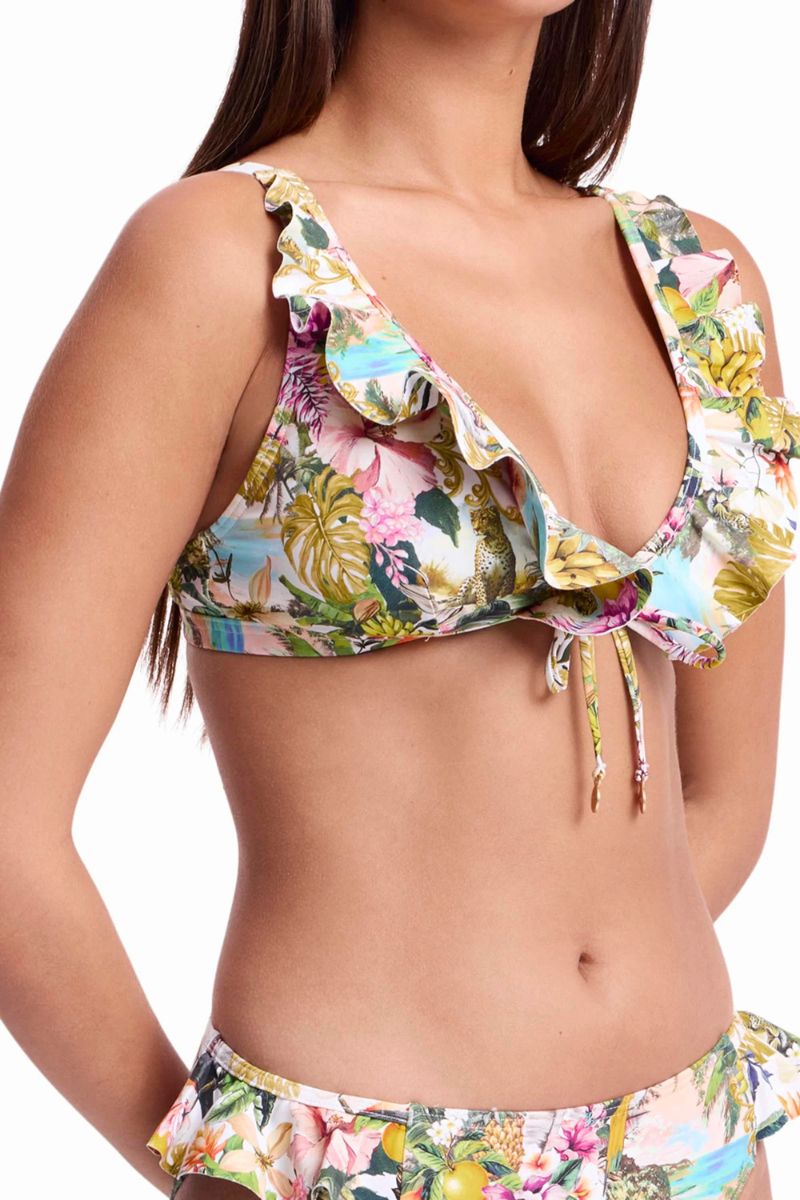 Sunseeker SS12989 White Lotus Frill Bra