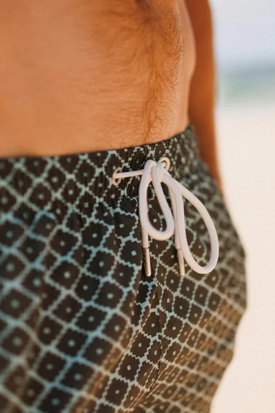 Swim Shady Evergreen Diamond Swim Shorts.