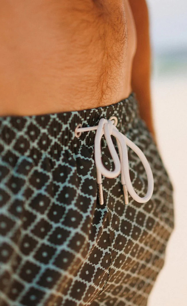 Swim Shady Evergreen Diamond Swim Shorts.