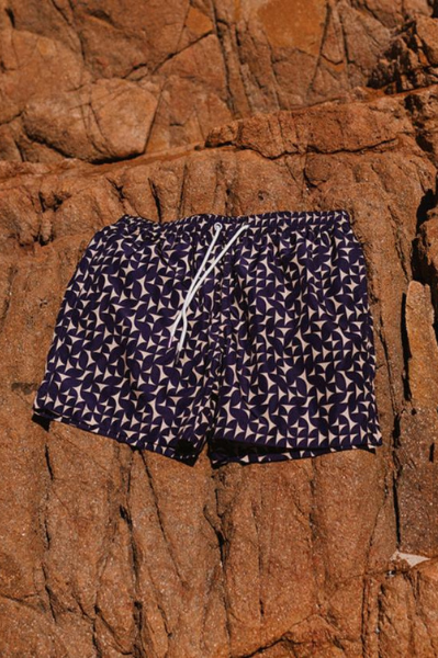 Swim Shady Sapphire Sand Swim Shorts.