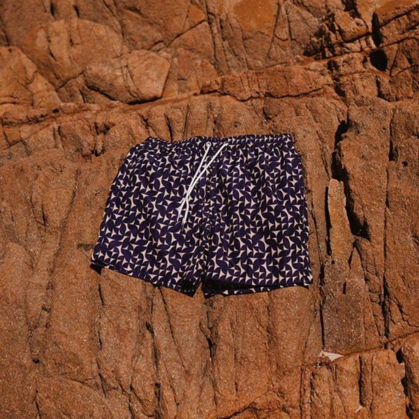 Swim Shady Sapphire Sand Swim Shorts.