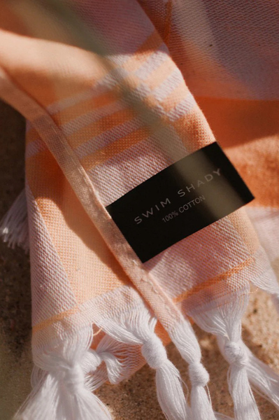 Swim Shady Sun Kissed Beach Towel.