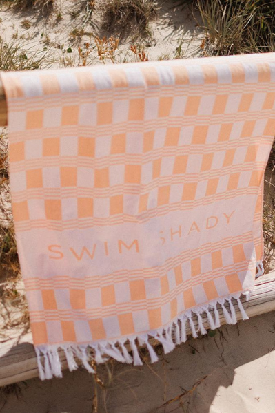 Swim Shady Sun Kissed Beach Towel.