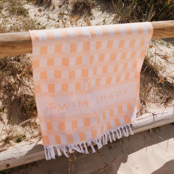 Swim Shady Sun Kissed Beach Towel.