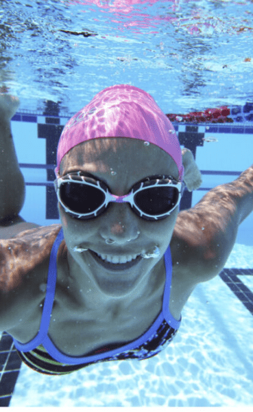 Zoggs Original Predator Reactor Smoke Lens Pink.