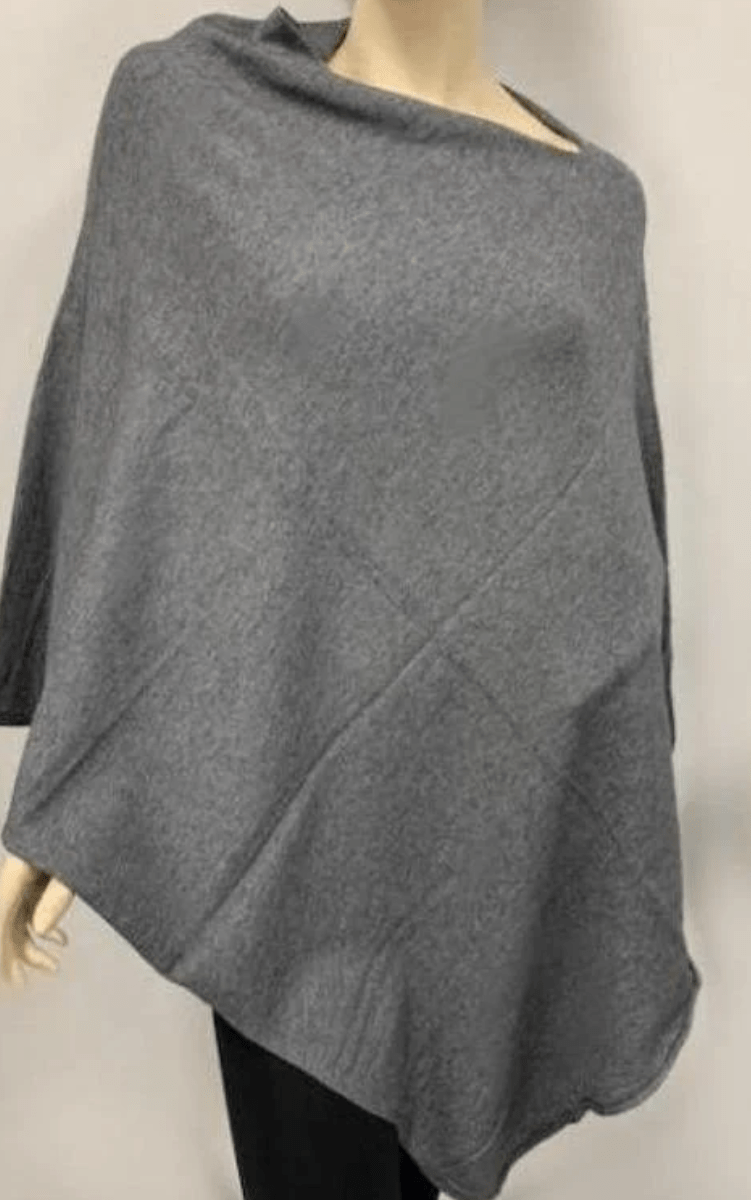 Zura Poncho Cashmere Viscose Blend - All Colours.