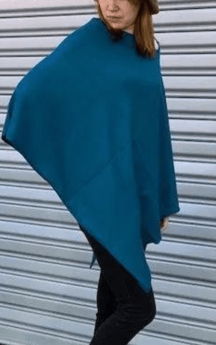 Zura Poncho Cashmere Viscose Blend - All Colours.