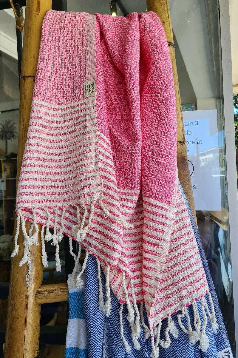 The Original Turkish Towel Peshtemal DIAMOND WEAVE - Made in Turkey.