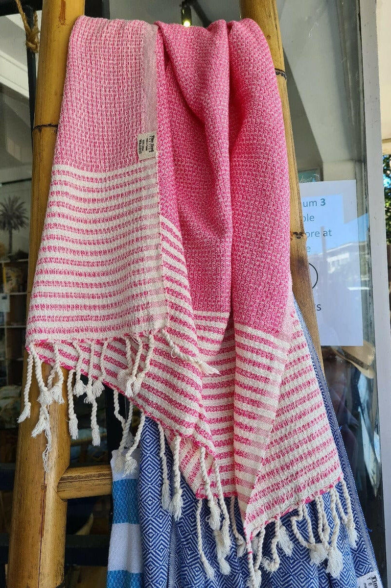 The Original Turkish Towel Peshtemal DIAMOND WEAVE - Made in Turkey.