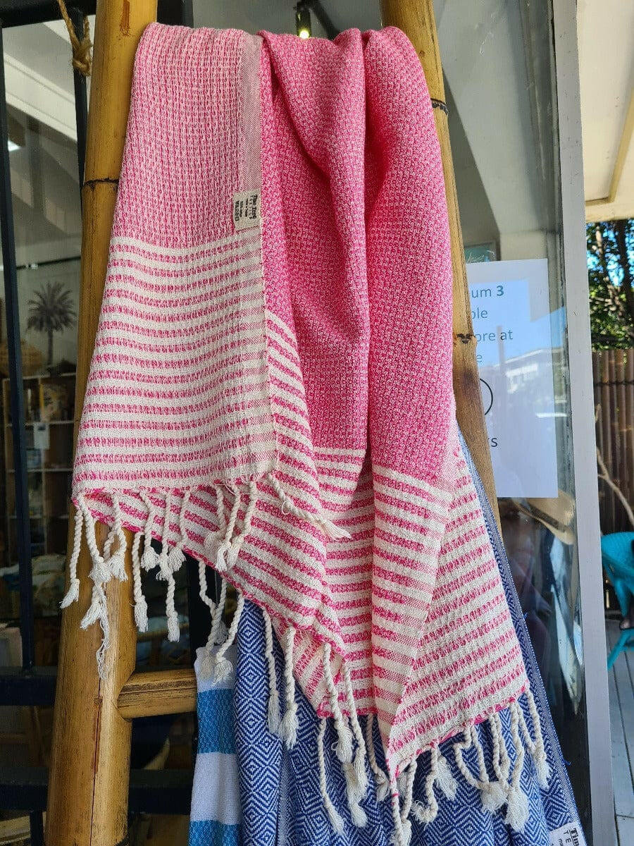 The Original Turkish Towel Peshtemal DIAMOND WEAVE - Made in Turkey.