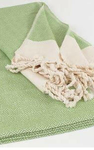 The Original Turkish Towel Peshtemal DIAMOND WEAVE - Made in Turkey.