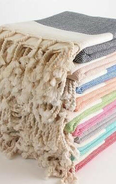 The Original Turkish Towel Peshtemal DIAMOND WEAVE - Made in Turkey.