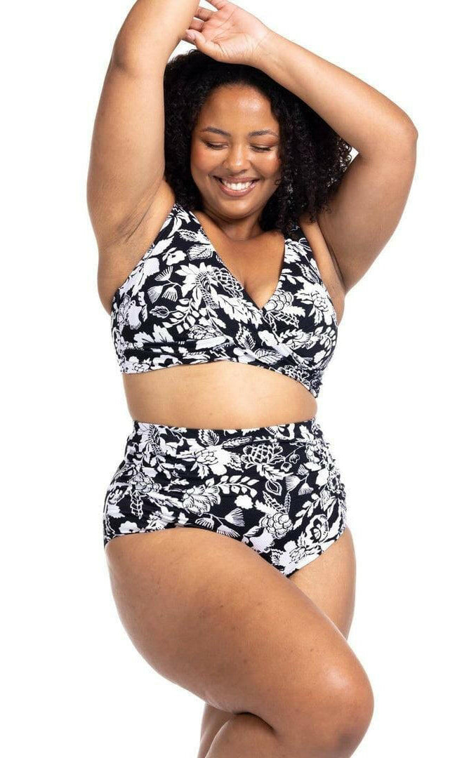 Cantata Forte AT3777CF Wrap Front Bra Top.