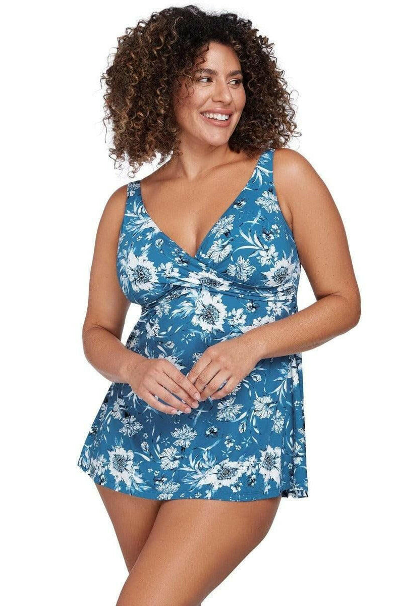 Artesands AT1723DU Fleur Du Champ Cerulean Delacroix Swim Dress.