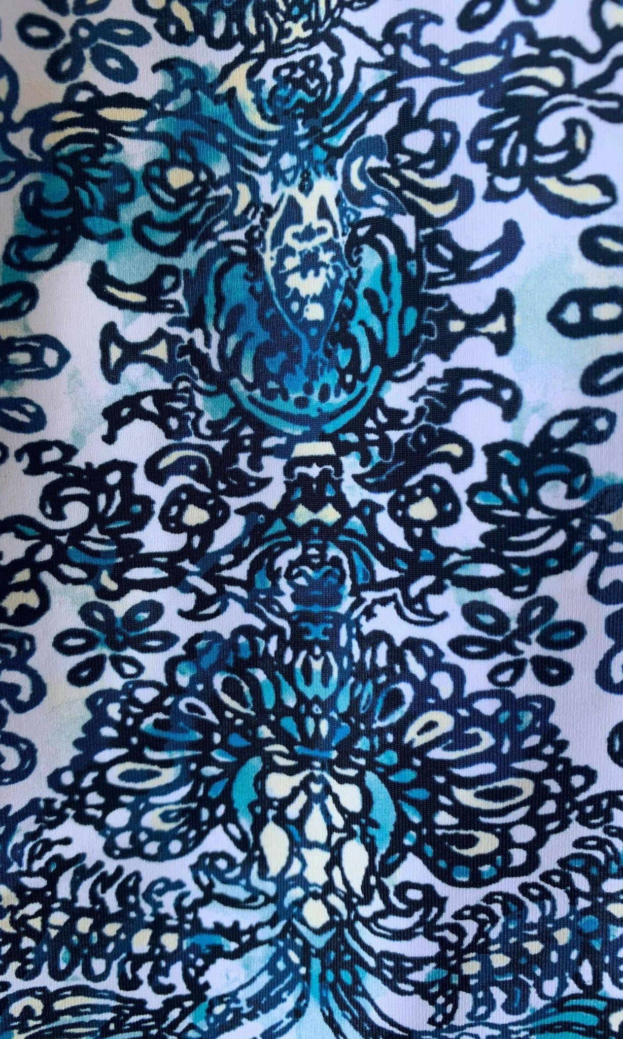 Artesands Floral Aqua Tankini Plus Size.