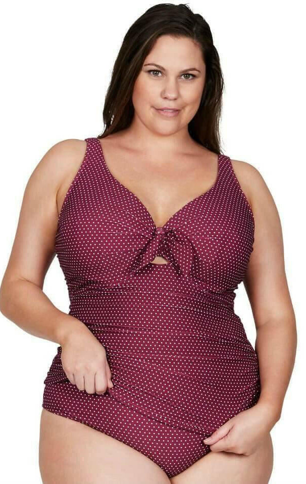 Artesands AT3774PR Polka Rococo Cezanne D-DD Cup Underwire Tankini Top.