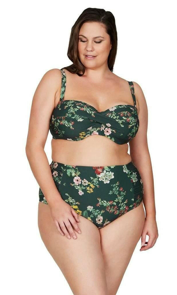 AT4705NK Artesands Rouched side High Waisted Pant.