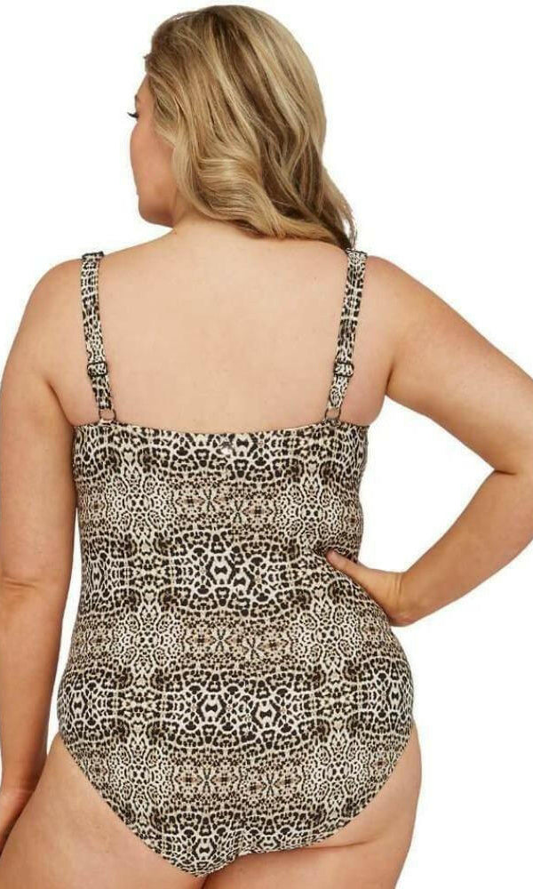 Artesands D/DDCup One Piece Leopard Print.