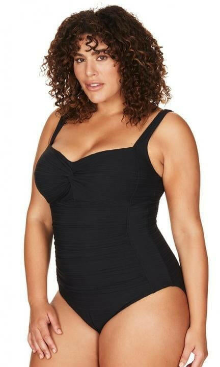 Artesands MultiCup Crossfront One Piece Black.