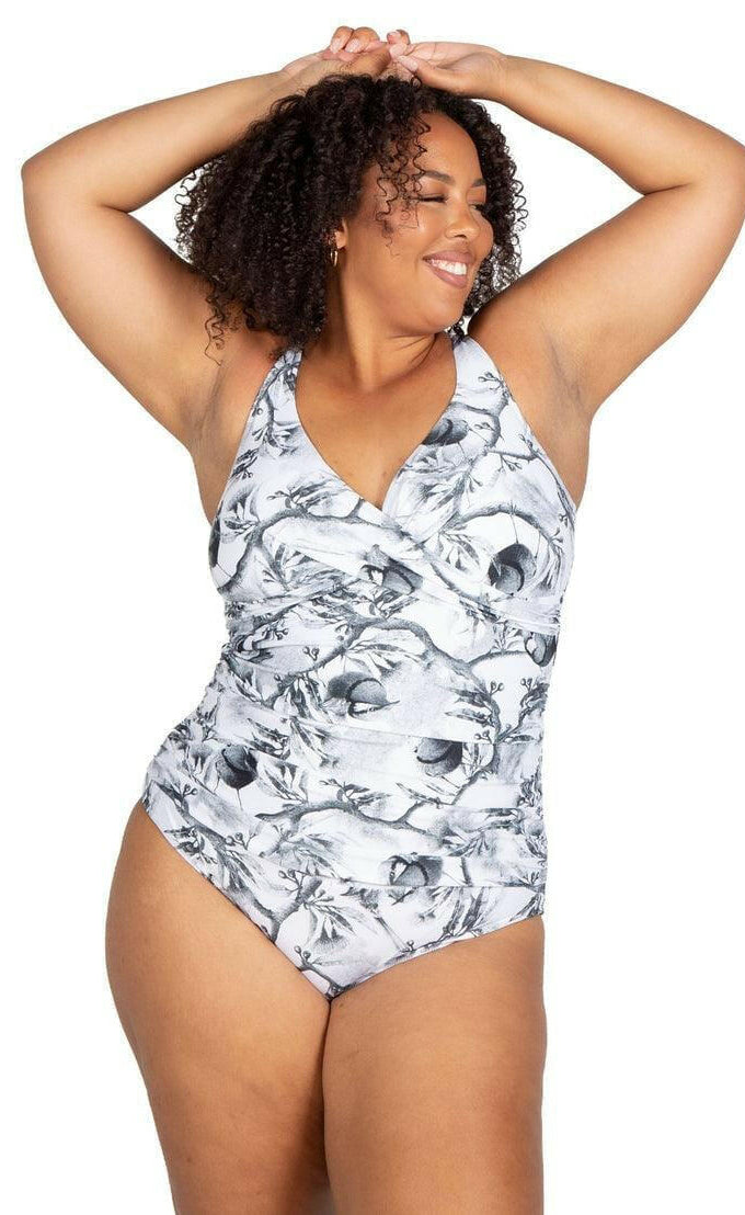 Artesands Maluridae Delaacroix AT1720ML Cross Front One Piece.