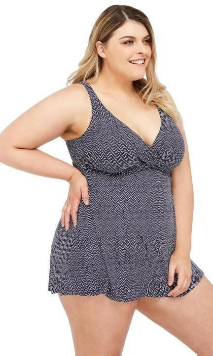Artesands AT17233ZZ Navy Multicup Swim Dress.