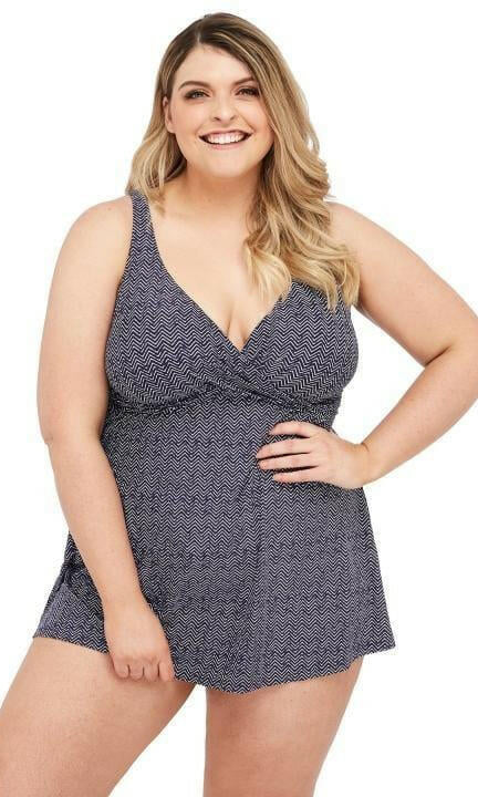 Artesands AT17233ZZ Navy Multicup Swim Dress.