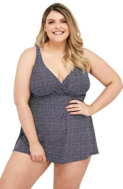 Artesands AT17233ZZ Navy Multicup Swim Dress.