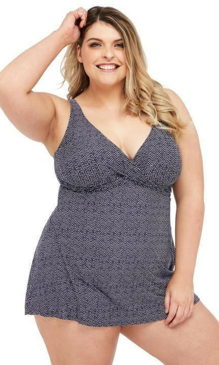 Artesands AT17233ZZ Navy Multicup Swim Dress.