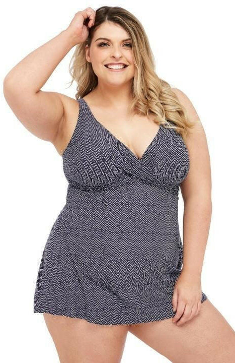 Artesands AT17233ZZ Navy Multicup Swim Dress.