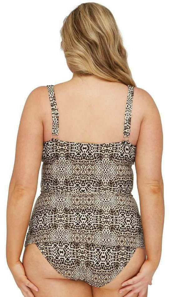 Artesands AT3726LP Bandeau Tankini Top Leopard.