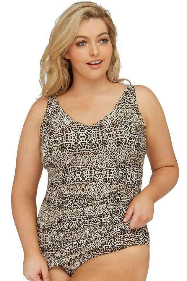 Artesands C -E Cup Tankini Leopard Print.