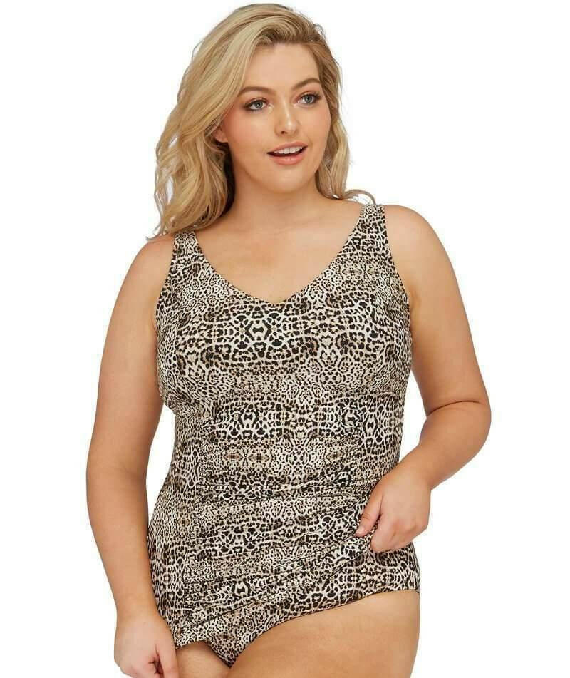 Artesands C -E Cup Tankini Leopard Print.