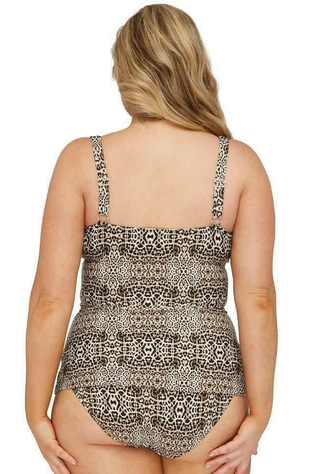 Artesands C -E Cup Tankini Leopard Print.