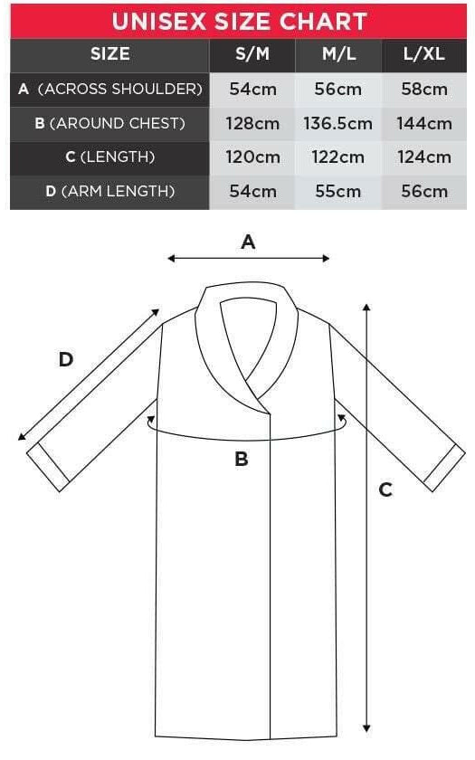 Bambury Micro Plush Bath Robe.