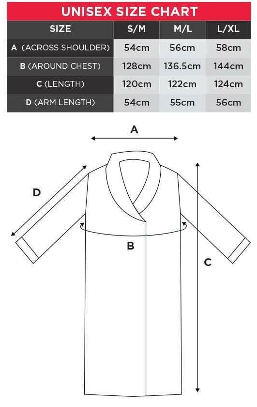 Bambury Micro Plush Bath Robe.