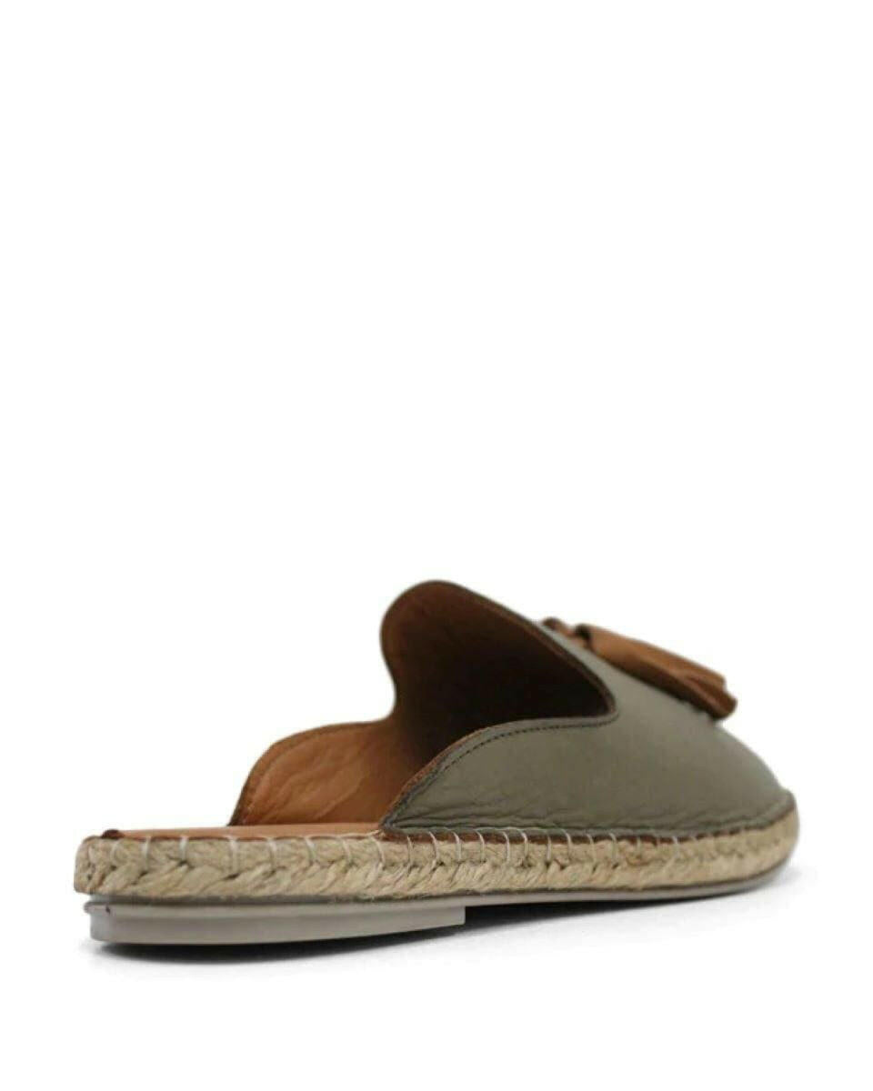 Bueno Rogue Brook Coconut 20WJ0311 Plain Espadrillas Leather Shoes.