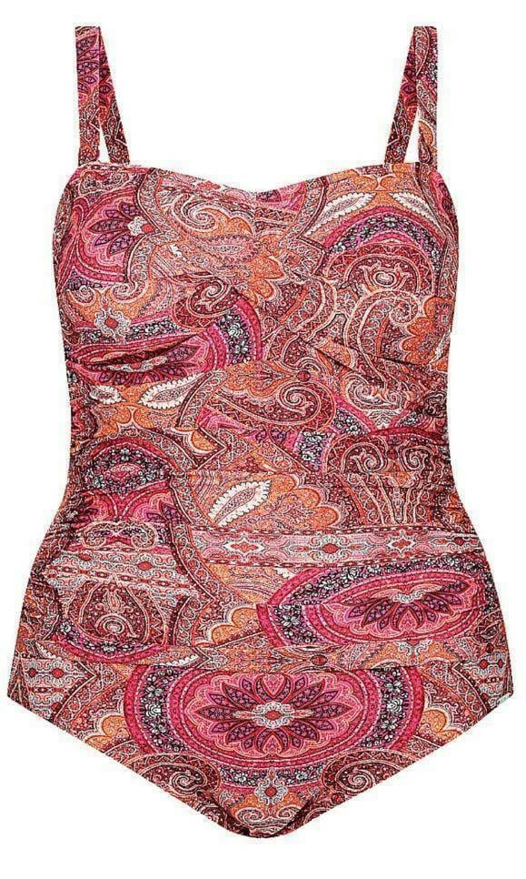 Capriosca Bohemian Sunset Bandeau One Piece.