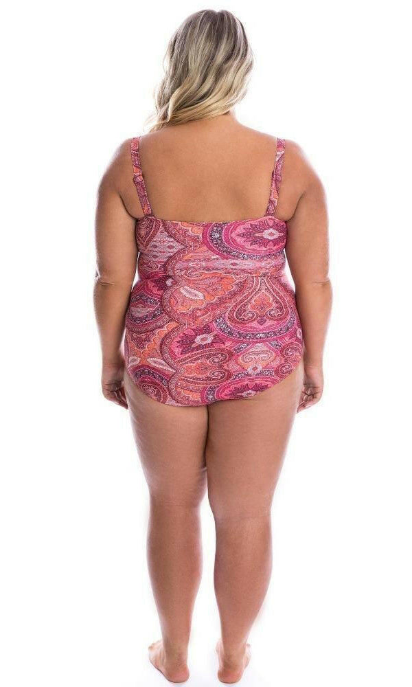 Capriosca Bohemian Sunset Bandeau One Piece.